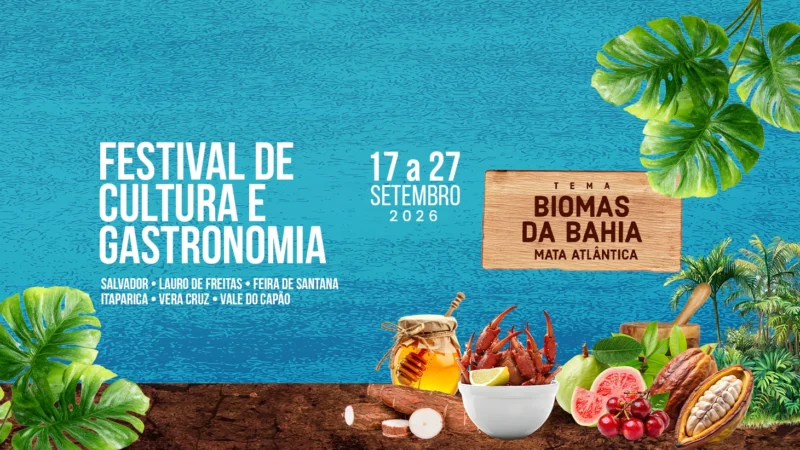 Festival Tempero Bahia apresenta as atrações participantes da edição de 2026