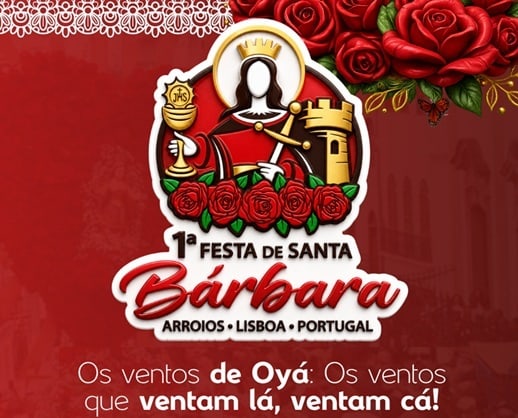 A fé e tradição de Santa Bárbara de Salvador da Bahia para Lisboa