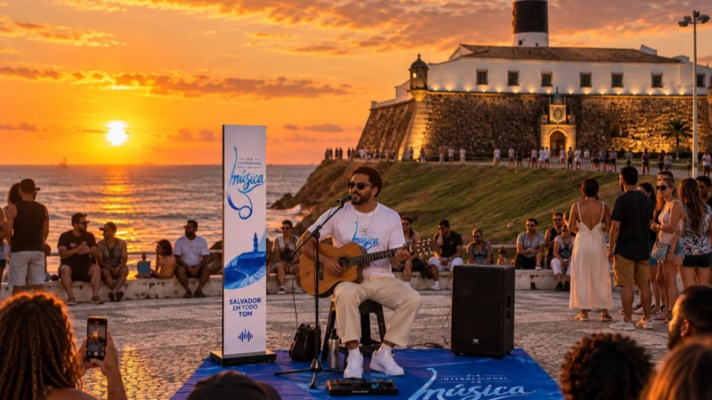 Salvador terá shows gratuitos no Dia Internacional da Música