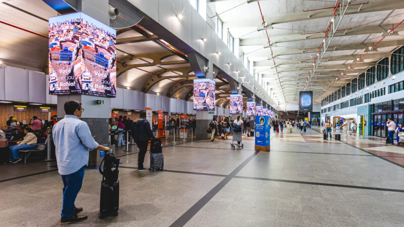 Salvador Bahia Airport ultrapassa 2,1 milhões de passageiros no terceiro trimestre